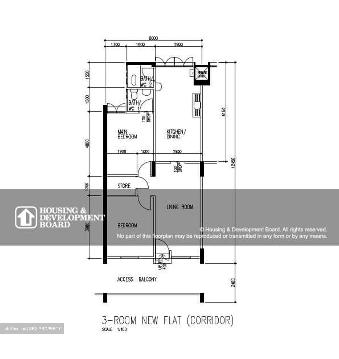 Blk 180 Ang Mo Kio Avenue 5 (Ang Mo Kio), HDB 3 Rooms #528029021